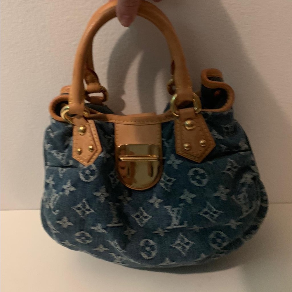 Denim LV mini handbag